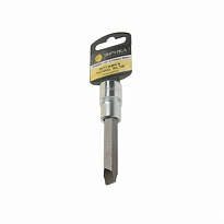 Насадка-вставка с битой шлиц SL12 ER-94307H 1/2 12мм L=100мм (с держателем) ЭВРИКА /1/20